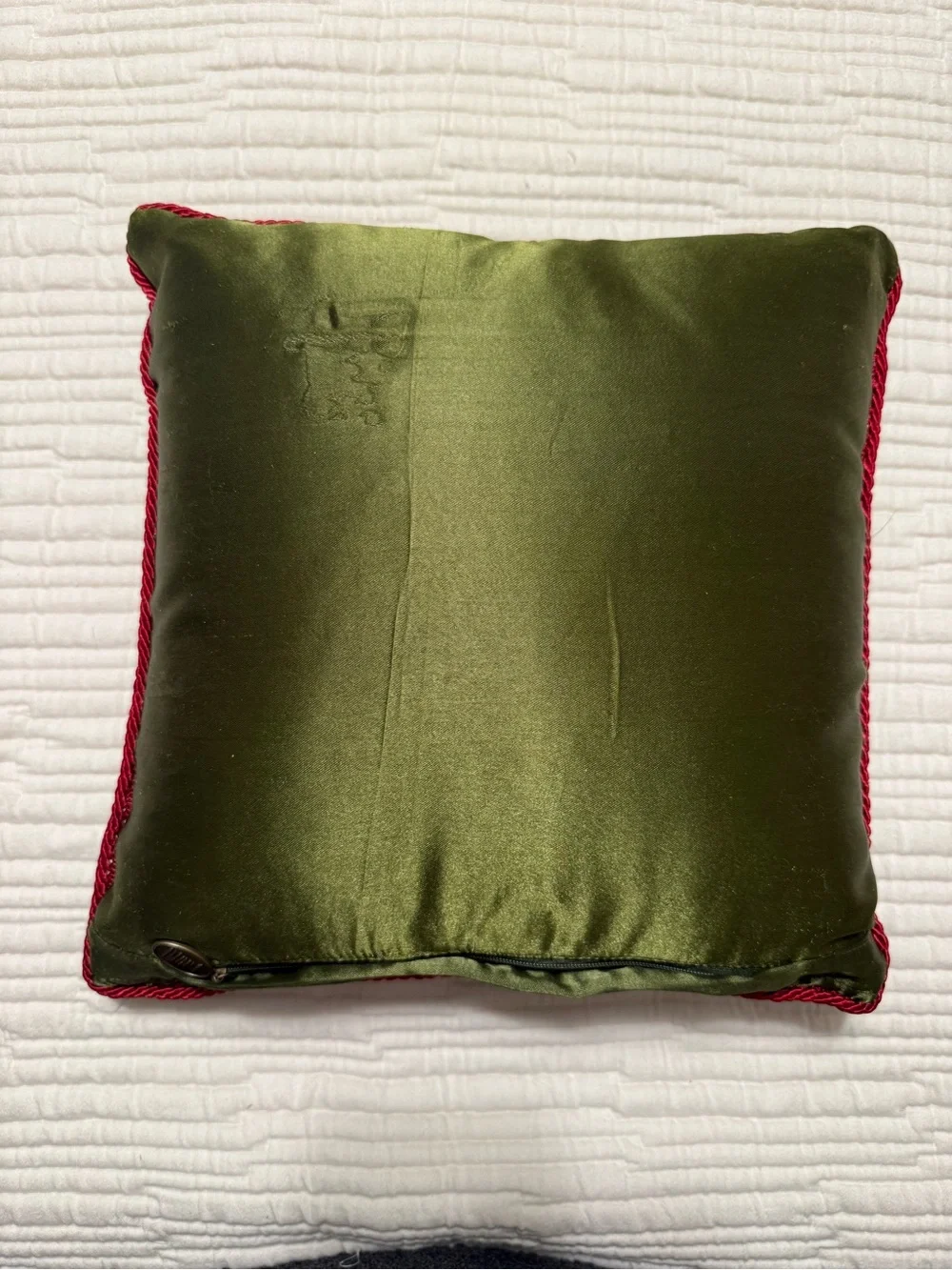 Pier 1 Beaded Poinsettia Holiday Throw Pillows (Two) GORGEOUS